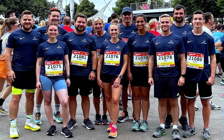 Geovision-Läufer beim B2Run in München 2024