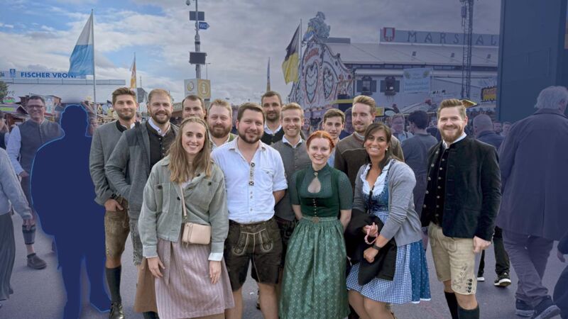 Das GEOVISION-Team gemeinsam auf dem Oktoberfest