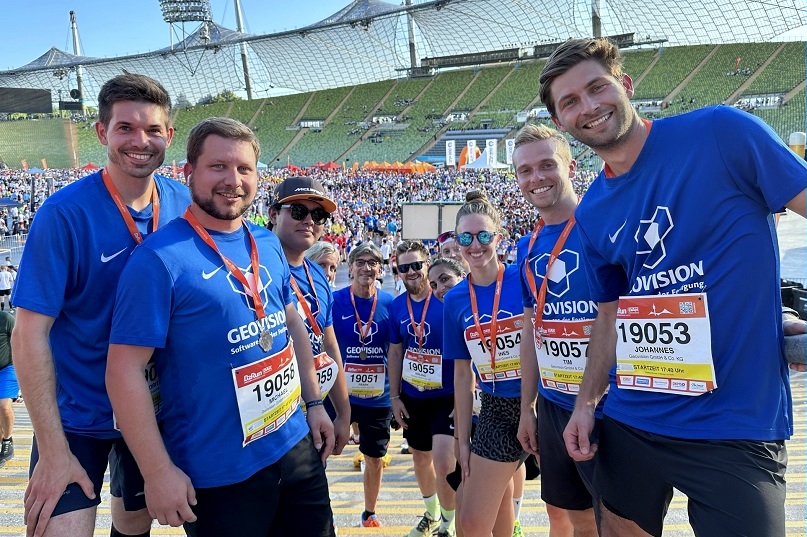 Geovision nimmt an Firmenlauf teil