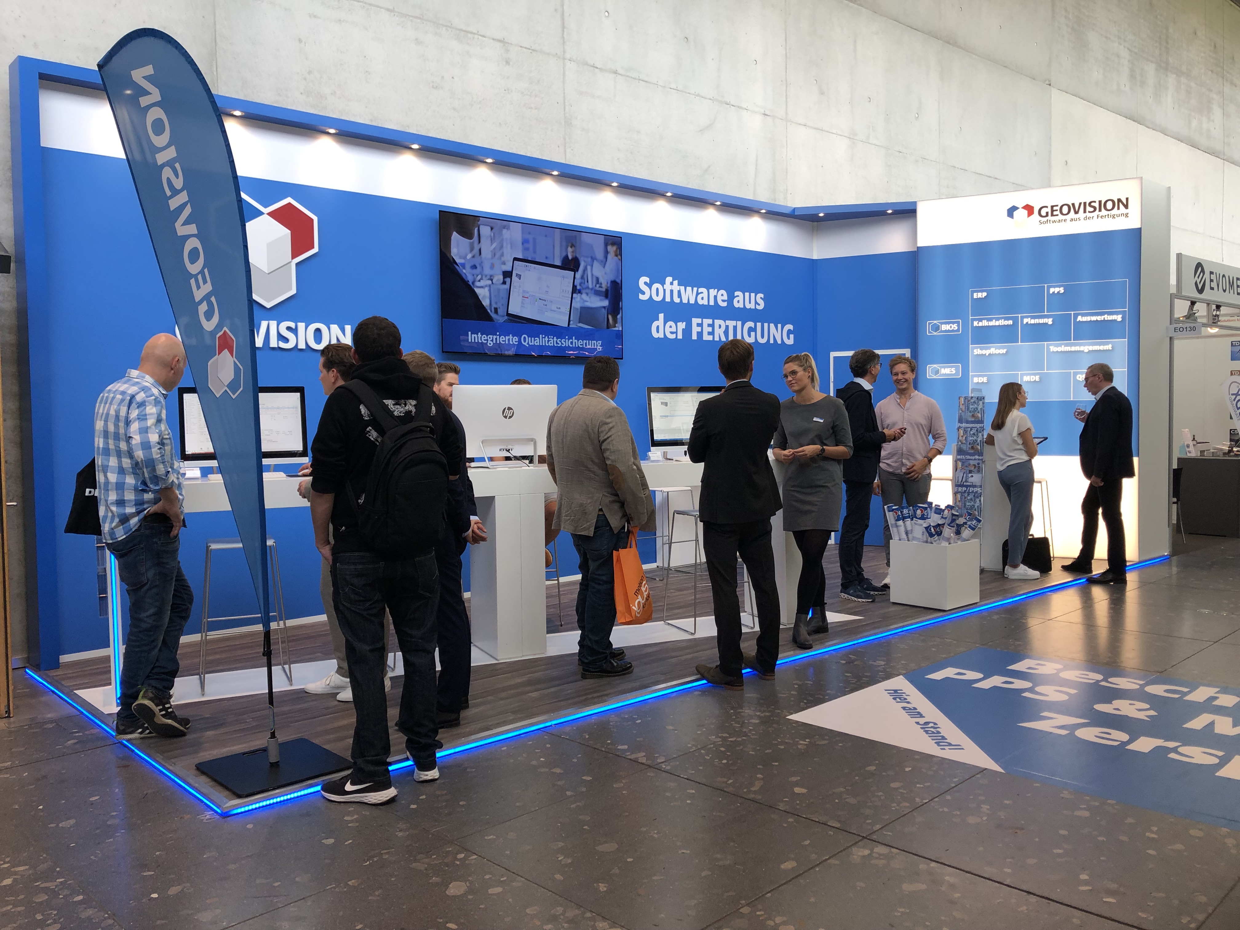 "Dynamische Fertigung" mit GEOVISION auf der EMO Hannover