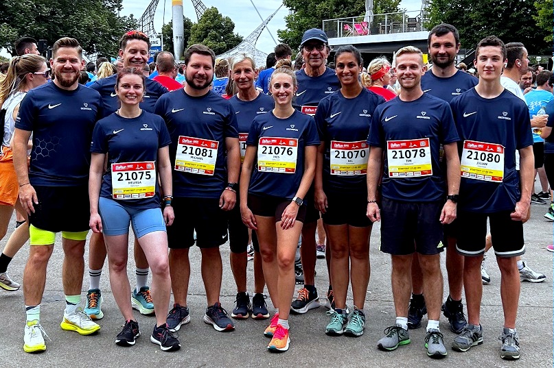Geovision-Läufer beim B2Run in München 2024